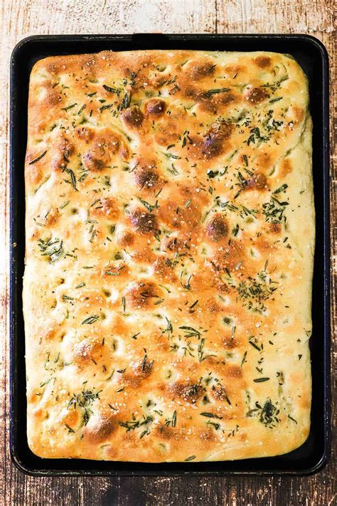 Focaccia With Rosemary And Olive Oil With Video How To Feed A Loon