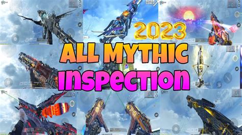 😱all Mythic Guns Weapon Inspection Which One Best Mythic Gun Weapon