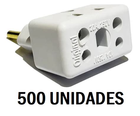 Kit Adaptador Tomada Benjamin Bob Esponja Aceita Plug Padr O Novo E