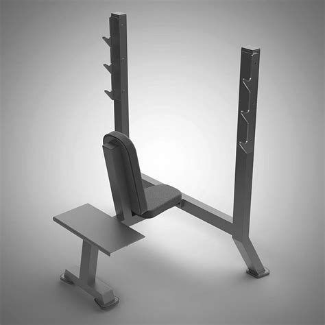 Olympic Military Bench With Platform For Assistant Powerline Cultgym