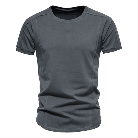 Pmuybhf Thermal Shirts For Men Mens Fashion Deep V Neck Short Sleeved T