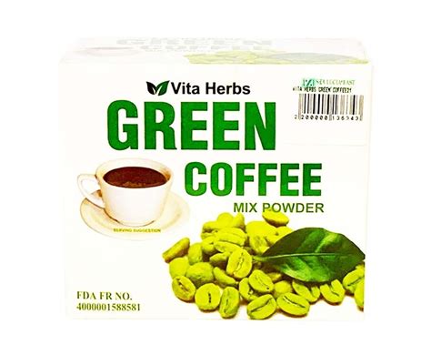 Vita Herbs Green Coffee Mix Powder Sachets X G G