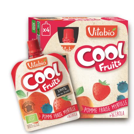 COOL FRUITS FRAISE MYRTILLE X4 VITABIO Acheter Sur EtiketBio Eu