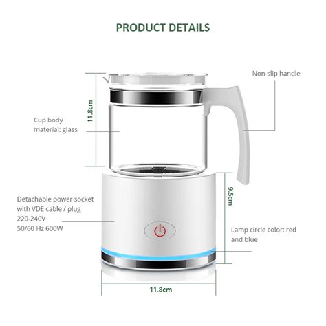 Automatic Milk Frother Cold and Hot Milk – Kitchen-Tek