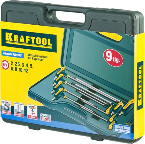 Набор ключей имбусовых, Т-образных KRAFTOOL "INDUSTRIE" 27454-H9 по ...