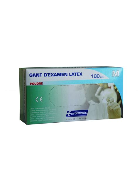 Gants dexamen en latex pré poudrés Labo Ebony