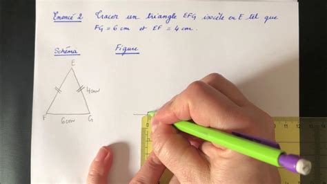 Comment Tracer Des Figures Usuelles Au Compas Partie 2 Triangle