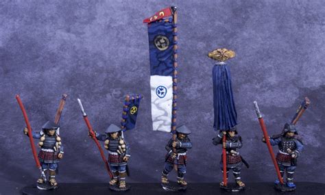 Samurai miniatures painted on commission in San Jose California