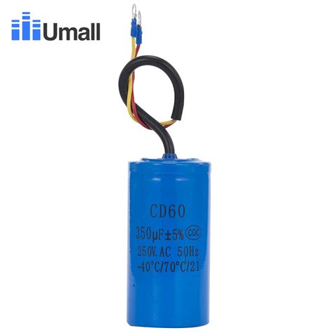 CD60 350 мкФ 250V AC пусковой конденсатор для сверхмощного ...
