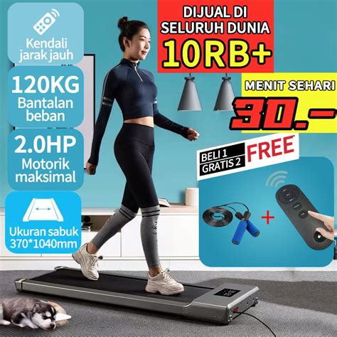 Jf Treadmill Elektrik Treadmil Listrik Walking Pad Running Pad