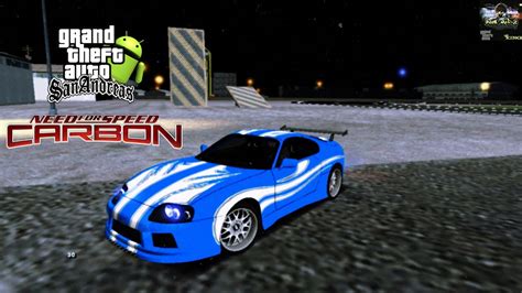 Toyota Supra Darius DFF TXD NFS CARBON GTA SA ANDROID YouTube