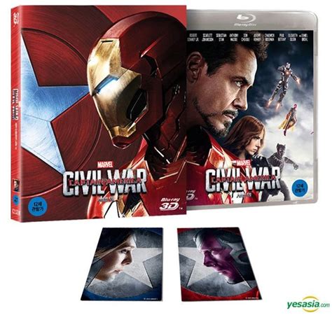 Yesasia Captain America Civil War D Blu Ray Korea Version Blu