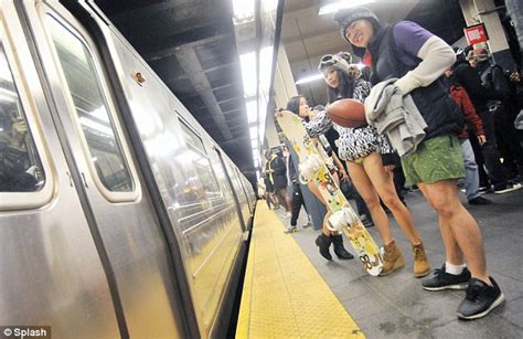 The Th No Pants Subway Ride Saw Thousands Stripping Together On The