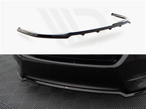 Central Rear Splitter Vertical Bars Honda Civic Mk 10 Maxton Design Uk