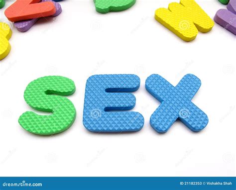 Sex Stock Image Image Of Word Write Educational Alphabet 21182353