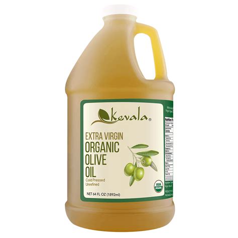 Extra Virgin Organic Olive Oil 64 fl oz (1/2 gal) – Kevala