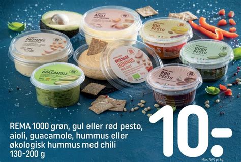 Rema 1000 Pesto Tilbud Hos Rema 1000