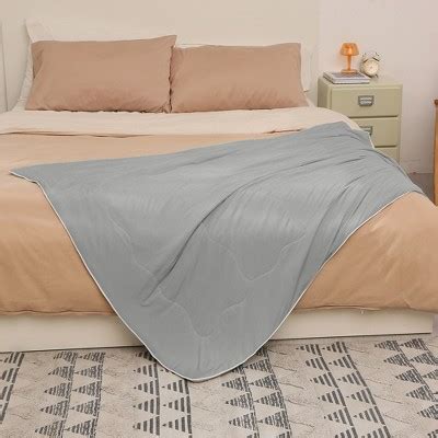Catalonia Reversible Cooling Blanket Lightweight Summer Comforter For Hot Sleepers Silky Soft
