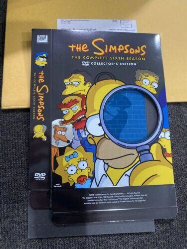 ULTRA RARE - Simpsons Season 6 DVD BOX (Replacement Sent From 20th ...