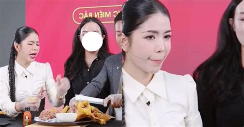 Quang Linh Jokingly Gave Hang Du Mu Thing She Slapped Her Throat On The Livestream Hot