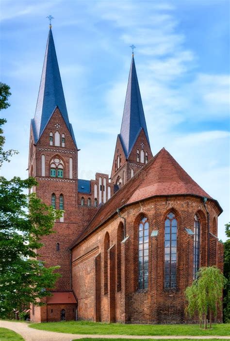 Neuruppin Neuruppiner See With The Monastery Church Sankt Trinitatis