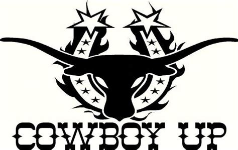 Cowboy Up Longhorn Vinyl Decal Etsy Cowboy Art Horse Silhouette