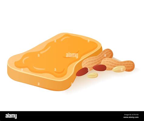 Peanut Butter On Bread Cartoon