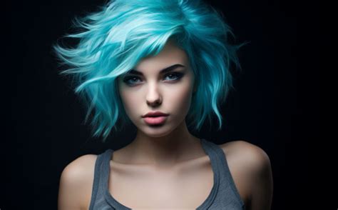 Cyan Hair Color + [image gallery] - ColorHairColor.com