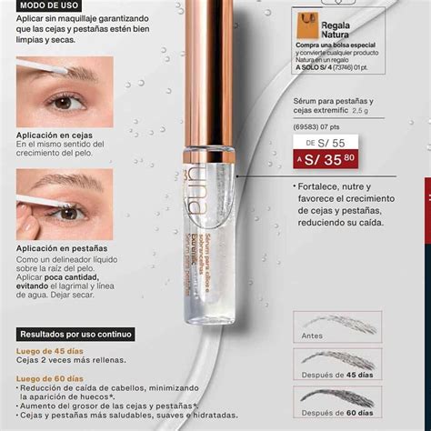 Descubrir 36 imagen serum para pestañas y cejas natura Abzlocal mx