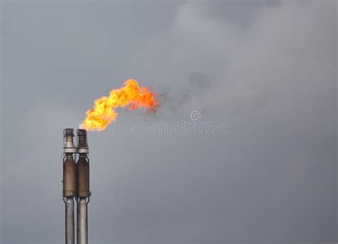 Flaring Natural Gas stock photo. Image of flaming, burning - 15666366