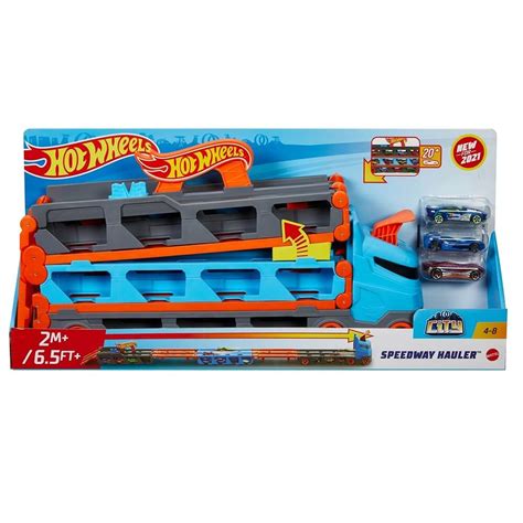 Hot Wheels Caminh O Guincho Pista De Corridas Gvg Mattel Games Toys