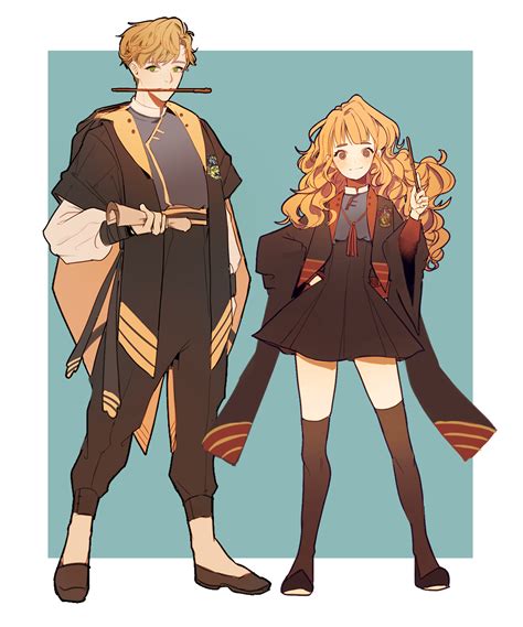 Anime Harry Potter Characters