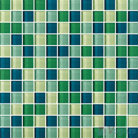 Green Blue 1x1 Blend Crystal Glass Mosaic Tiles Vg Cyr84 Voglus Mosaic