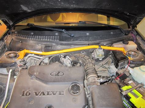 растяжка передних стоек лады приоры. — Lada Приора седан, 1,6 л, 2009 ...
