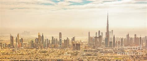 Dubai Skyline Panorama Photograph By Delphimages Photo Creations Pixels