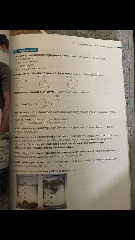 Chemia Organiczna W Glowodory Aromatyczne Areny I Jednofunkcyjne