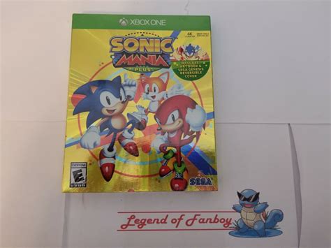 New Sonic Mania Plus Xbox One Launch Edition W Art Book Cover