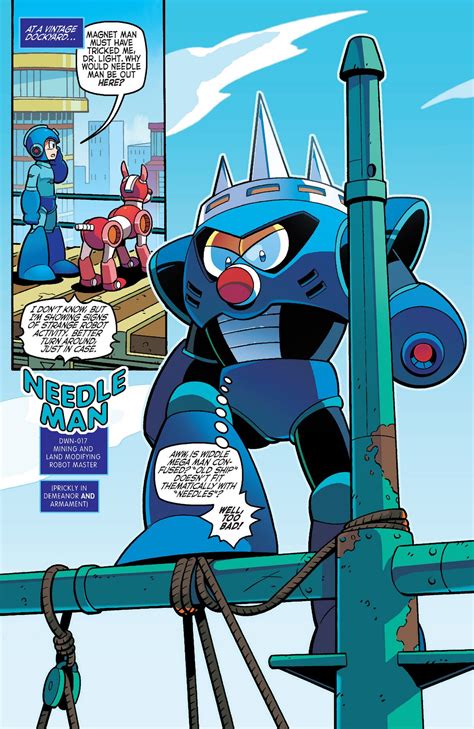 Needle Manarchie Comics Mmkb The Mega Man Knowledge Base Mega Man