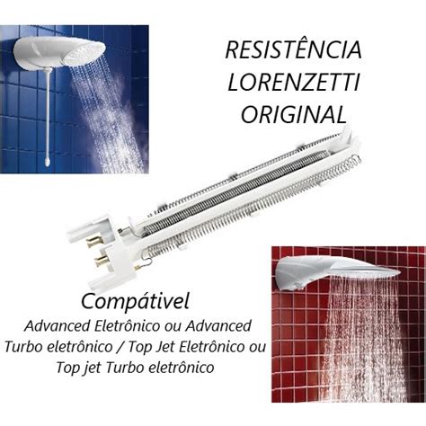 Resist Ncia Para Ducha Lorenzetti Advanced Top Jet Eletr Nico Ou