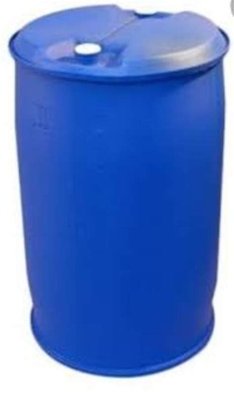 Cylindrical Used Hdpe Blue Plastic Drum For Chemical Storage Capacity