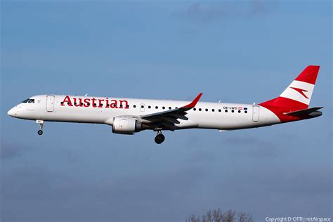 Austrian Airlines Embraer Erj Lr Erj Lr Oe Lwd Photo