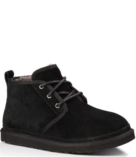 Ugg® Mens Neumel Classic Fur Lined Suede Lace Up Chukka Boots Dillards