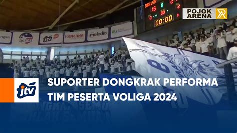 Suporter Dongkrak Performa Tim Peserta Voliga Pojok Arena Jtv