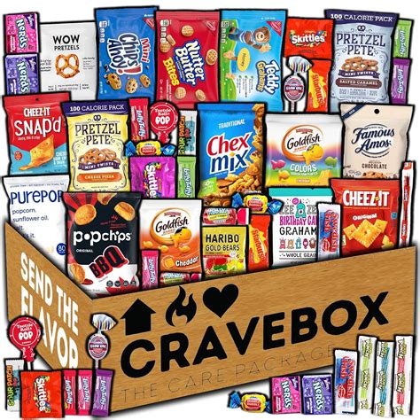 Cravebox Snack Packs Variety Box Immerse Yourself In The