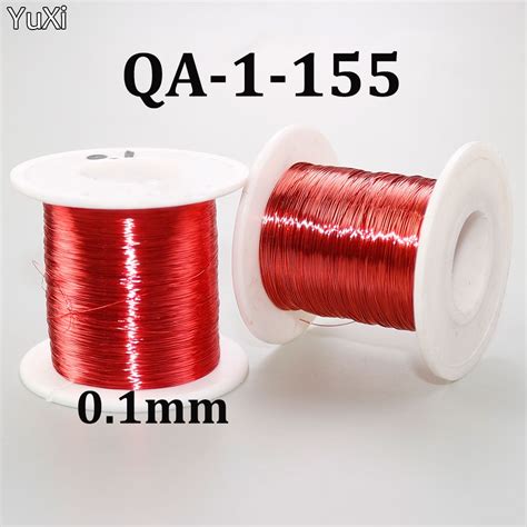 YUXI Red 0 1mm 1000M Pc New Polyurethane Enameled Wire Copper Wire Red