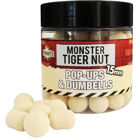 Kulki Dynamite Baits Fluro PopUp Dumbells Monster Tigernut 15mm