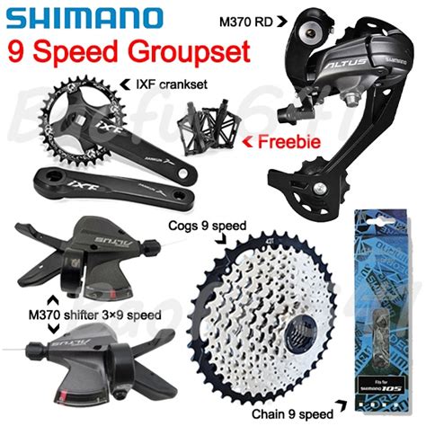 Shimano Altus Groupset Speed Mtb M Shifter Speed Cassette Cogs