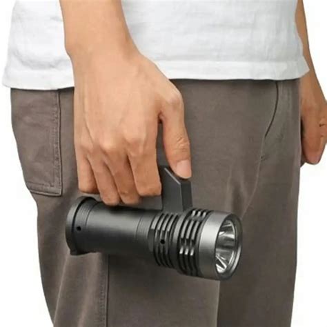 Waterproof 2 In 1 USB Rechargeable Spotlight Handheld Torch LED