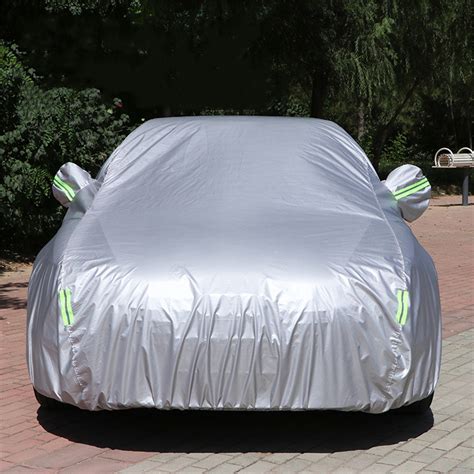 Xsd Sarung Mobil Universal Car Body Cover Waterproof Dustproof Sedan 3xl Jw 01 Silver