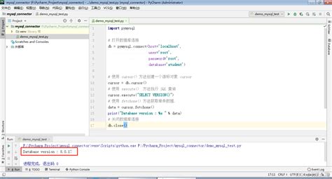 使用python Pymysql连接mysql数据库 菜鸟教程 Csdn博客